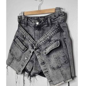 UNIQUE AMERICAN BAZI womens Jean Shorts NWOT